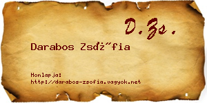 Darabos Zsófia névjegykártya