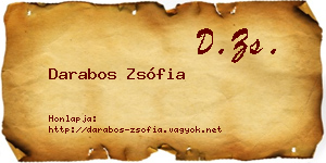 Darabos Zsófia névjegykártya